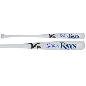 Evan Longoria Tampa Bay Rays Autographed Victus Team ID Mini Bat