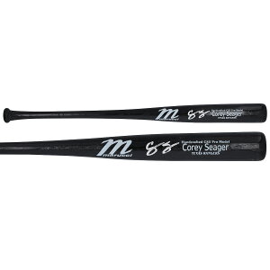 Corey Seager Texas Rangers Autographed Marucci Game Model Mini Bat