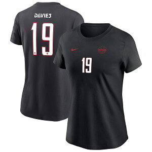 �y�����O�b�Y�zNATIONAL TEAM �J�i�_��\ �A���t�H���\�E�f�C���B�X �l�[��&�i���o�[ T�V���c Nike/�i�C�L ���f�B�[�X �u���b�N (BCS S26 Women's N&N Player 2-Hit Tee)
