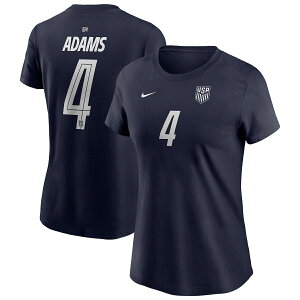 �y�����O�b�Y�zNATIONAL TEAM �A�����J��\ �^�C���[�E�A�_���X �l�[��&�i���o�[ T�V���c Nike/�i�C�L ���f�B�[�X �l�C�r�[ (BCS S26 Women's N&N Player 2-Hit Tee)