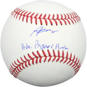 Austin Wells New York Yankees Autographed Baseball with Pride. Passion. Pinstripes. Inscription