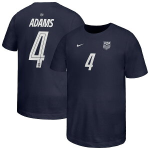 �y�����O�b�Y�zNATIONAL TEAM �A�����J��\ �^�C���[�E�A�_���X �l�[��&�i���o�[ T�V���c Nike/�i�C�L ���[�X�E�W���j�A�T�C�Y �l�C�r�[ (BCS S26 Youth N&N Player 2-Hit Tee)