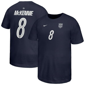 Youth Nike Weston McKennie Navy USMNT Away Player Name & Number T-Shirt