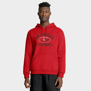 Men's Fanatics Red San Francisco 49ers Fumblerooski Legacy Pullover Hoodie