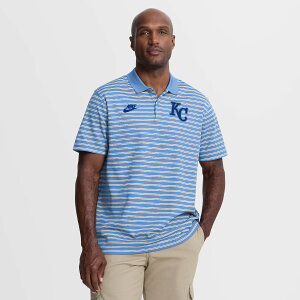 �y�����O�b�Y�zMLB ���C�����Y �|���V���c Nike/�i�C�L �����Y ���C�g�u���[ (Men's Nike MLB Cooperstown Striped Victory Polo)