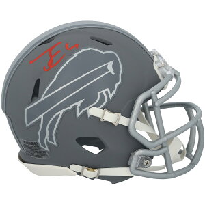 James Cook III Buffalo Bills Autographed Riddell Slate Speed Mini Helmet