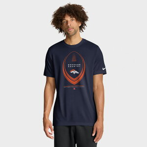 Men's Nike Navy Denver Broncos Big & Tall Legend Icon Dri-FIT T-Shirt