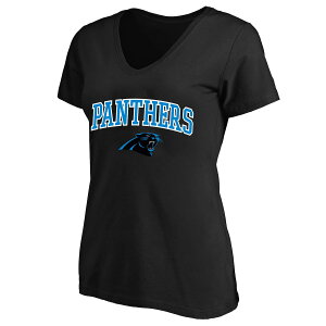 �y�����O�b�Y�zNFL �p���T�[�Y V�l�b�N T�V���c Fanatics/�t�@�i�e�B�N�X ���f�B�[�X �u���b�N (NFL Womens PRF Plus Arch Over Logo V-Neck SST - R)