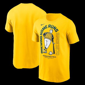 Men's Nike Gold Milwaukee Brewers Local T-Shirt