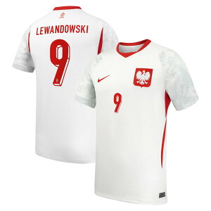 Men's Nike Robert Lewandowski White Poland National Team 2026 Home Stadium Replica Jersey