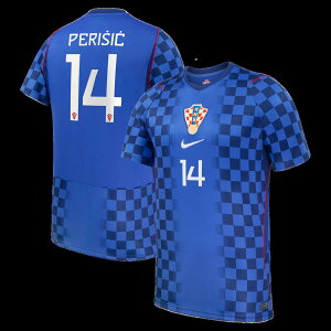 Men's Nike Ivan Perisic Navy Croatia National Team 2026 Away Stadium Replica Jersey