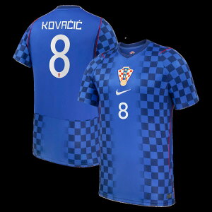 Men's Nike Mateo Kova?i? Navy Croatia National Team 2026 Away Stadium Replica Jersey