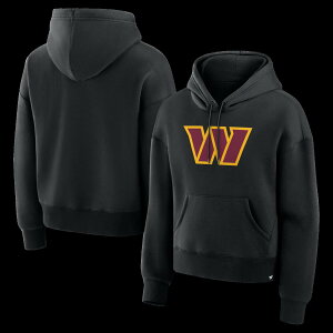 �y�����O�b�Y�zNFL �R�}���_�[�Y �p�[�J�[ Fanatics/�t�@�i�e�B�N�X ���f�B�[�X �u���b�N (NFL Womens Fanatics Essential Logo Legacy POH - R)