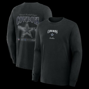 �y�����O�b�Y�zNFL �J�E�{�[�C�Y ���� T�V���c Fanatics/�t�@�i�e�B�N�X �����Y �u���b�N (LONG SLEEVE COTTON TEE)