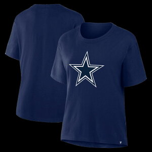 Women's Fanatics Navy Dallas Cowboys Essential Legacy T-Shirt