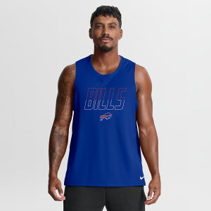 Men's Nike Royal Buffalo Bills Kickoff Miler Dri-FIT Tank? Top