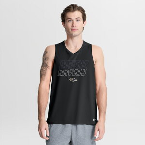 Men's Nike Black Baltimore Ravens Kickoff Miler Dri-FIT Tank? Top