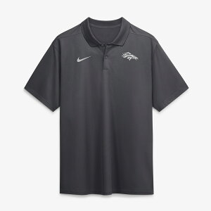 Men's Nike Anthracite Denver Broncos Fractal Logo Victory Dri-FIT Polo