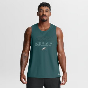 Men's Nike Midnight Green Philadelphia Eagles Kickoff Miler Dri-FIT Tank? Top