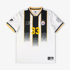 【公式グッズ】NFL スティーラーズ Football x Football シャツ Fanatics/ファナティクス キッズサイズ ホワイト (NFL Football x Football Youth Jersey)