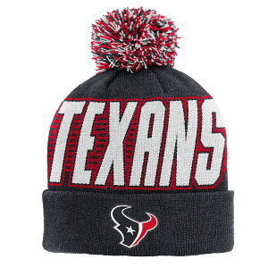 Youth Outerstuff Navy Houston Texans Cuffed Knit Hat with Pom