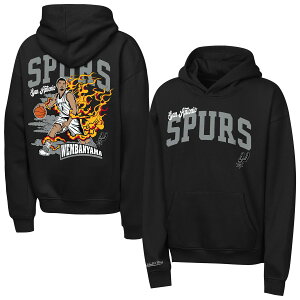 �y�����O�b�Y�zNBA �X�p�[�Y �r�N�^�[�E�E�F���o�����} �p�[�J�[ Mitchell & Ness/�~�b�`�F�����l�X ���[�X�E�W���j�A�T�C�Y �u���b�N (FIRED UP HOODIE HW HD - YOUTH)