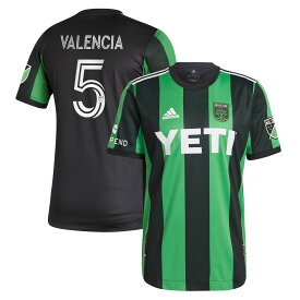 【公式グッズ】MLS オースティンFC バレンシア オーセンティック ユニフォーム Adidas（アディダス） メンズ ブラック (MLS-ADIMENPRM20 JERMENACS)