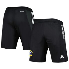 MLS LAギャラクシー サッカー用 ショーツ Adidas（アディダス） メンズ ブラック (ADI S23 Men's Training Short)