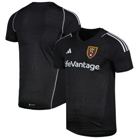 MLS ソルトレイク レプリカ ユニフォーム Adidas（アディダス） メンズ ブラック (ADI S23 Men's Goalkeeper SS Jersey)