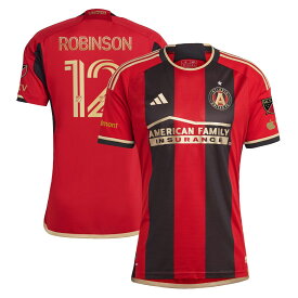 MLS アトランタ・ユナイテッドFC ロビンソン オーセンティック ユニフォーム Adidas（アディダス） メンズ ブラック (15873 JERMENACS)