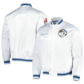 MLS カンザスシティ ジャケット Mitchell & Ness（ミッチェル＆ネス） メンズ ホワイト (MNC S23 Men's City Satin Jacket)