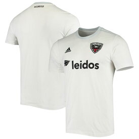 MLS D.C.ユナイテッド レプリカ ユニフォーム Adidas（アディダス） メンズ ホワイト (IVRCV19 Men's Replica Blank Secondary Short Sleeve Jersey)