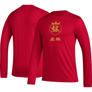 �y�����O�b�Y�zMLS �\���g���C�N ���� T�V���c Adidas/�A�f�B�_�X �����Y ���b�h (ADI S23 Men's Club Icon LS Tee)