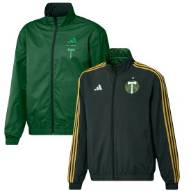 MLS ティンバーズ ジャケット Adidas（アディダス） メンズ グリーン (ADI S23 Men's Reversible Anthem Jacket)