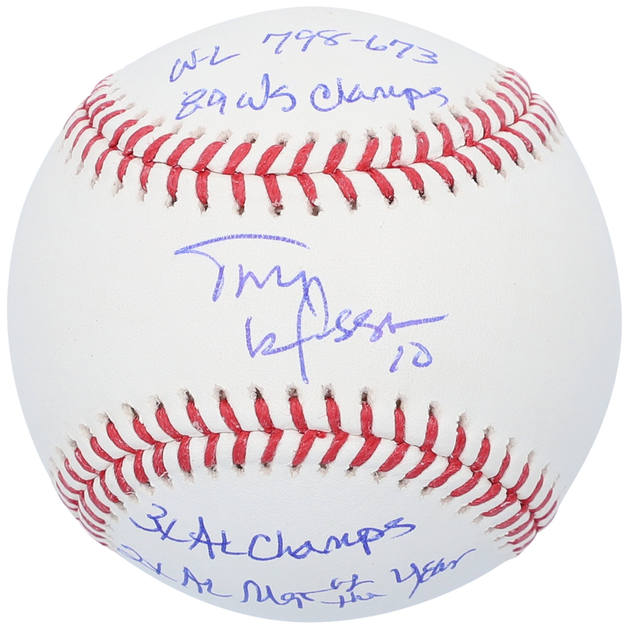 激安超安値 MLB アスレチックス トニー・ラルーサ 直筆サイン ボール