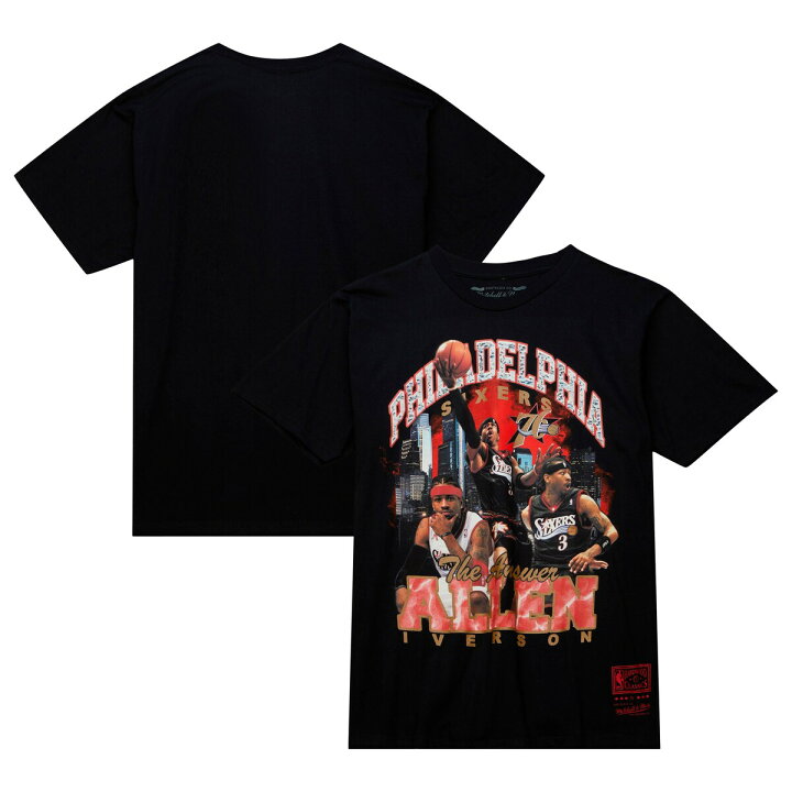 楽天市場】【公式グッズ】NBA 76ers アレン・アイバーソン Tシャツ 