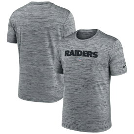 NFL レイダース Tシャツ Nike ナイキ メンズ グレイ (23 Mens Nike Sideline Team Issue SS Velocity Tee)