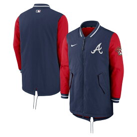 MLB ブレーブス ジャケット Nike ナイキ メンズ ネイビー (Men's Nike Authentic Collection Dugout Jacket)