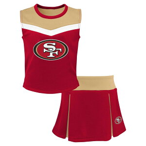 �y�����O�b�Y�zNFL 49ers �`�A�h���X Outerstuff�i�A�E�^�[�X�^�b�t�j �K�[���Y �X�J�[���b�g (23 Youth Spirit Cheer 2 Piece Cheerleader Set)