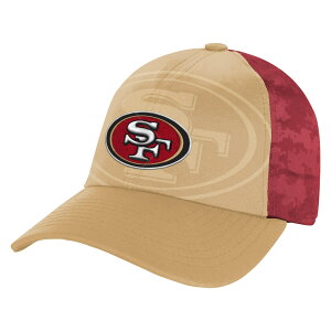 �y�����O�b�Y�zNFL 49ers �A�W���X�^�u�� �L���b�v Outerstuff �L�b�Y �S�[���h (NFL Youth Combine Unstructured Adjustable)