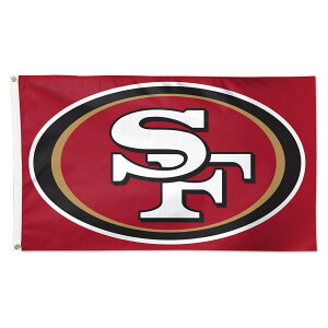 �y�����O�b�Y�zNFL 49ers �t���b�O WinCraft (3x5 1-Sided Primary Logo Flag)