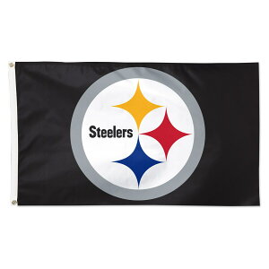 �y�����O�b�Y�zNFL �X�e�B�[���[�Y �t���b�O WinCraft (3x5 1-Sided Primary Logo Flag)