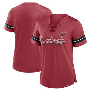 �y�����O�b�Y�zNFL �J�[�f�B�i���X T�V���c Fanatics/�t�@�i�e�B�N�X ���f�B�[�X �J�[�W�i�����b�h (24 Women's Play Script Poly Short Sleeve Fashion Top)