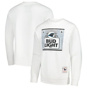 �y�����O�b�Y�zNFL �p���T�[�Y �g���[�i�[ Mitchell & Ness/�~�b�`�F�����l�X �����Y �z���C�g (Mitchell and Ness x Bud Light Men's The Crest Crewneck Fleece)
