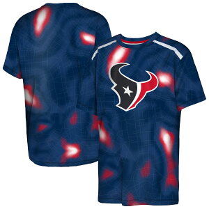 �y�����O�b�Y�zNFL �e�L�T���Y T�V���c Outerstuff �L�b�Y�T�C�Y �l�C�r�[ (NFL Youth End Zone Poly Dri-Tek Interlock Sublimated SST)