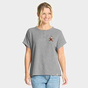 �y�����O�b�Y�zNFL �u���E���Y T�V���c Fanatics/�t�@�i�e�B�N�X ���f�B�[�X �w�U�[�O���C (NFL Womens Hometown Henley SST)