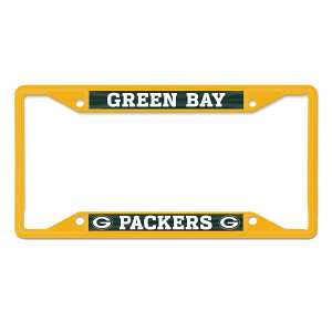 �y�����O�b�Y�zNFL �p�b�J�[�Y �J�[�p�i �i���o�[�t���[�� WinCraft �S�[���h (Colored Metal License Plate Frame -S/S CORE)