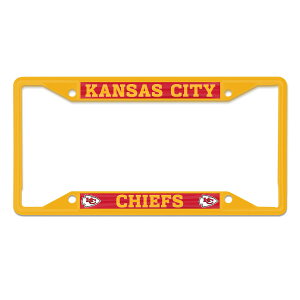 �y�����O�b�Y�zNFL �`�[�t�X �J�[�p�i �i���o�[�t���[�� WinCraft �S�[���h (Colored Metal License Plate Frame -S/S CORE)