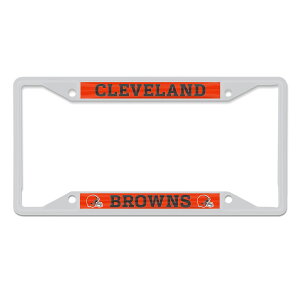 �y�����O�b�Y�zNFL �u���E���Y �J�[�p�i �i���o�[�t���[�� WinCraft �z���C�g (Colored Metal License Plate Frame -S/S CORE)