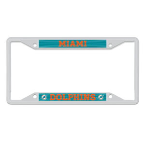 �y�����O�b�Y�zNFL �h���t�B���Y �J�[�p�i �i���o�[�t���[�� WinCraft �z���C�g (Colored Metal License Plate Frame -S/S CORE)